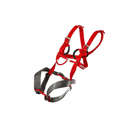 Ocun Mojo Full Body Harness - Kids, Red/Grey, One Size, 4703-Red/Grey-Uni