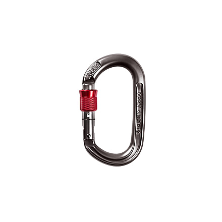 Ocun Osprey Screw Carabiner, Anthracite/Red, 2450-Antr/Red