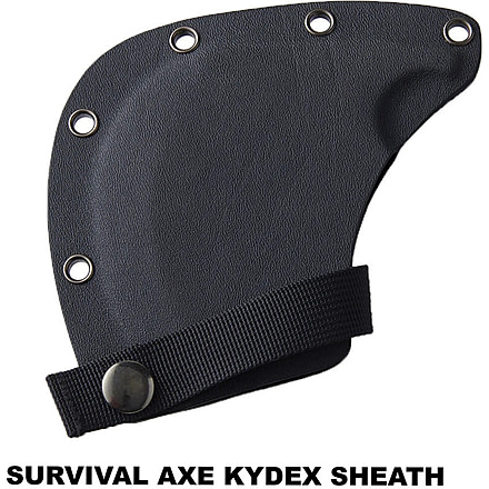 Off Grid Tools Survival Axe Sheath Kydex, Black Kydex construction, OGT-SAKYDEX
