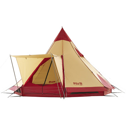 Ogawa Campal Pilz 19 10 Tent - 10 Person, 2 Season-Red