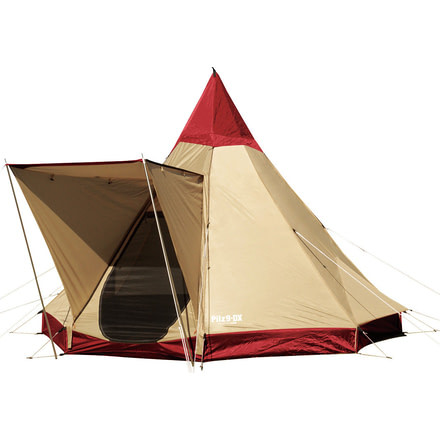 Ogawa Campal Pilz 9-DX 4 Tent - 4 Person, 2 Season-Red