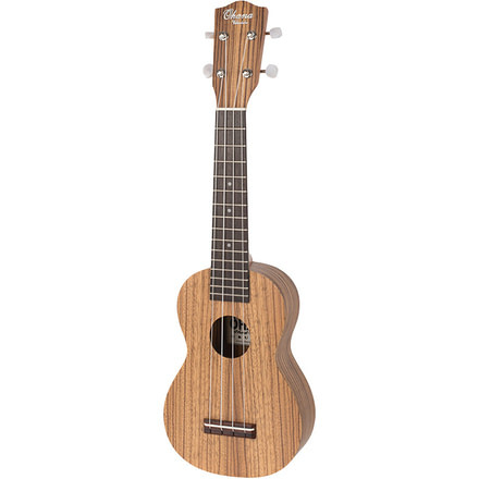 Ohana Ukuleles Soprano Ukulele - Zebrawood SK-15Z