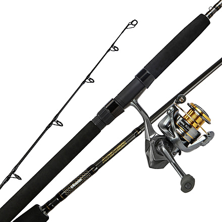 Okuma Avenger Spin Combo 7' ML carbon rod 6BB+1RB split neo cork grips flex reinforce tip, AV-S-701ML-3000