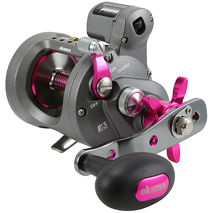 Okuma Coldwater Ladies Edition Line Counter Reel, Alum Spool, Mono 14/290, 18/230, 20/210, CW-203D-LE