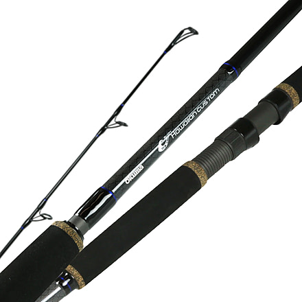 Okuma Hawaiian Custom Popping Rods, 2 Piece, Heavy Spinning 24-Ton, Low Resin Rod Blanks Fuji Guide & Reel Seat Eva Foregrip, 83, HWP-S-832Ha