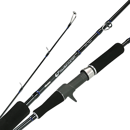 Okuma Hawaiian Custom Slow Jigging Rods, 1 Piece, Heavy, Casting 24-Ton Low Resin Rod Blanks Fuji Guides &amp; Reel Seats Eva Fore Grip, 63, HCSJ-C-631H