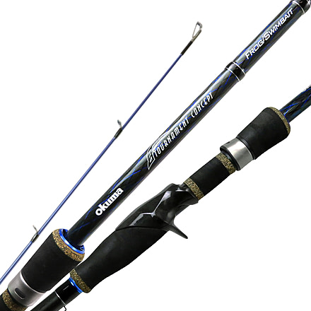Okuma Fishing Tackle Tournament Concept Series A Spinning Rod, 6ft 9in, Medium, Moderate Fast, 1 Pieces, TCS-S-701MLa