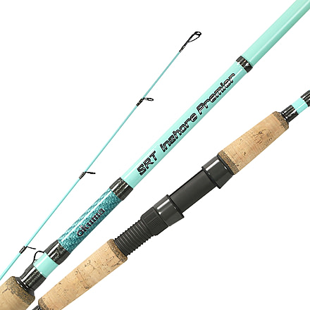 Okuma Srt Inshore Premier, 30-Ton Carbon Rod Blanks Seaguides, Fuji Reel Seat, 1-Piece, Spinning, Heavy, 15-30lb, 7, SRTP-S-701H