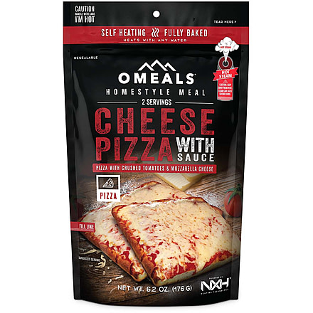OMEALS Cheese Pizza, 20.2 oz, Multi, 7.5 inches x 1 inch x 11.25 inches, OMEPZ2