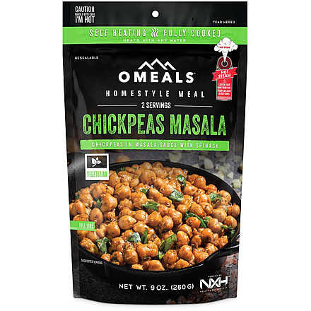 OMEALS Chickpea Masala, 20.2 oz, Multi, 7.5 inches x 1 inch x 11.25 inches, OMEV6