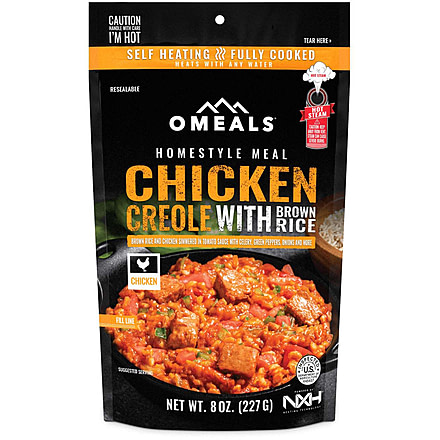 Omeals Homestyle Meal, Chicken Creole with Brown Rice