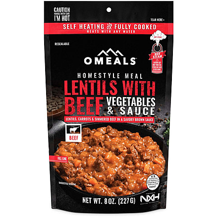 Omeals Homestyle Meal, Lentils With Beef
