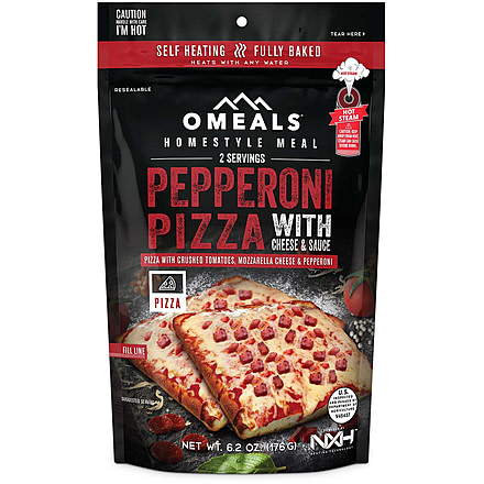 OMEALS Pepperoni Pizza, 20.2 oz, Multi, 7.5 inches x 1 inch x 11.25 inches, OMEPZ1