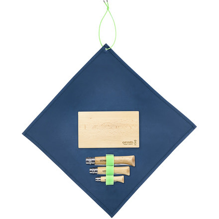 Opinel Nomad Cooking Kit No.6/10/12, 2.75/3.95/4.75in, 12C27 Sandvik SS, Beechwood Handle, Wood, 002177