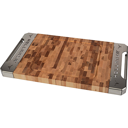 OPMOD HellRazr Hardwood Cuttin Board With Handles, 32 x 18 x 2 in, BUTCH-H0001-0