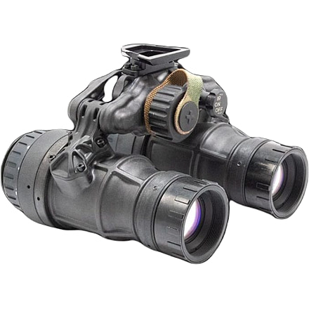 Steele Industries DTNVS Dual Tube Night Vision Goggle, Elbit Thin Filmed White Phosphor Com Spec, Matte Black, DTNVS-ELBIT-F9400XLSH