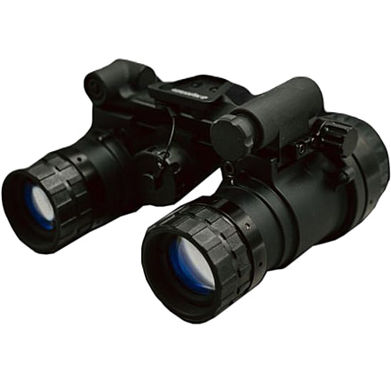 Steele Industries Ruggedized Night Vision Goggle, LEMO L3 22UM Unfilmed White Phosphor, Anodized Matte, Black, RNVG-B-123-AP-L3-22UM-WP