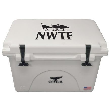 Orca National Wild Turkey Federation Cooler - 40 Qt-White