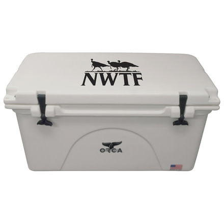 Orca National Wild Turkey Federation Cooler - 75 Qt-White