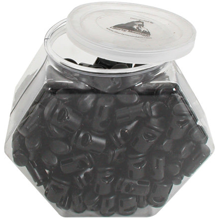 Liberty Mountain Cord Locks 3/8 Rnd Blk 6pk