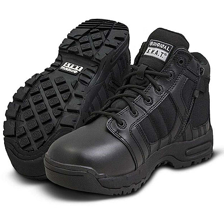 Original S.W.A.T. 1231 5in Side Zip Boots, Black, 10.5 Regular, 123101-10.5-R