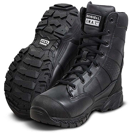 Original S.W.A.T. Chase 9in Tactical Waterproof Boots, Wide Black, 132001-10.5-W