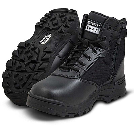Original S.W.A.T. Classic 6in Waterproof Side Zip CST Boots, 6, Black, 116101-6.0-R