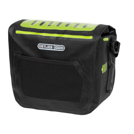 Ortlieb E-Glow Handlebar Bags, Black, 7 L, F8230A