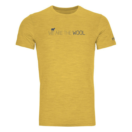 Ortovox 185 Merino Wool TS - Mens, Yellow corn Blend, Medium, 8303600012