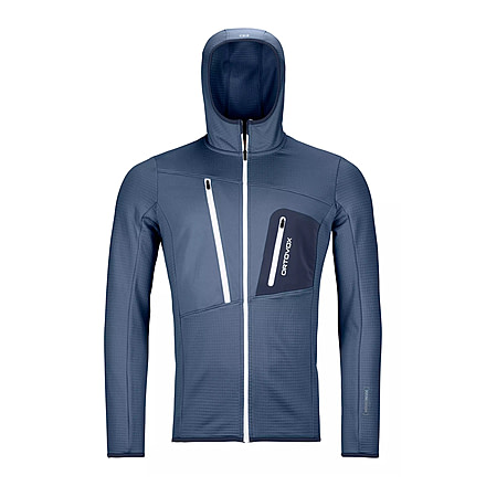 Ortovox Fleece Grid Hoody - Mens, Night Blue, Small, 8721100001