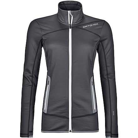Ortovox Fleece Jacket - Womens, Black Steel, Small, 8692800002