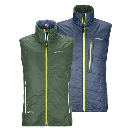 Ortovox Swisswool Piz Cartas Vest - Mens, Green Forest, Large, 6114200013-61901-L