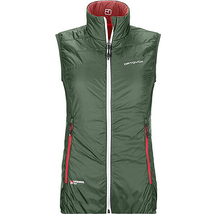 Ortovox Swisswool Piz Cartas Vest - Womens, Green Forest, Extra Small, 6114000031