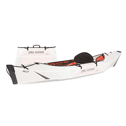 Oru Kayak Inlet Foldable Kayak, White, OKY501-ORA-IN