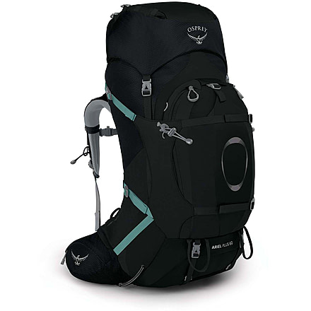 Osprey Ariel Plus 60 Pack - Womens, Black , Extra Small/Small, 10002912