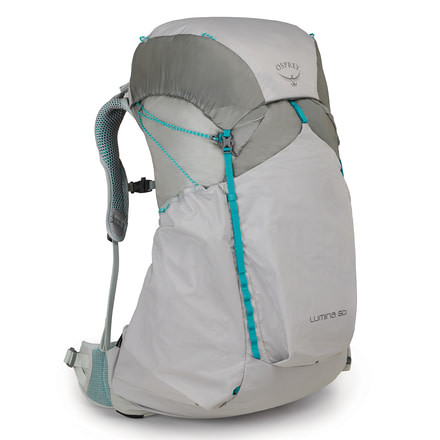 Osprey Lumina 60 Pack, Cyan Silver, Medium, 10001543