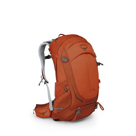 Osprey Stratos 34 Hiking Backpack, Sungrazer Orange, S/M, 10001847