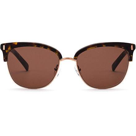 OTIS LITTLE LIES Sunglasses - Womens, Matte Dark Tort/Brown Polar, 56-17-140, 20-1801P