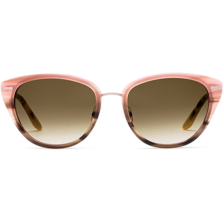OTIS SCARLETT Sunglasses - Womens, Rosewater Teak/Dark Brown Gradient, 55-19-140, 133-2001