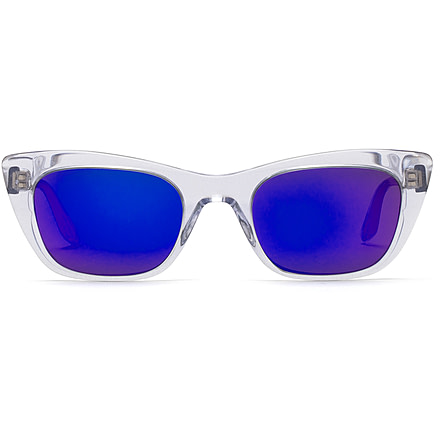 OTIS SUKI Sunglasses - Womens, Clear Quartz/Flash Mirror Violet, 53-18-145, 122-2001