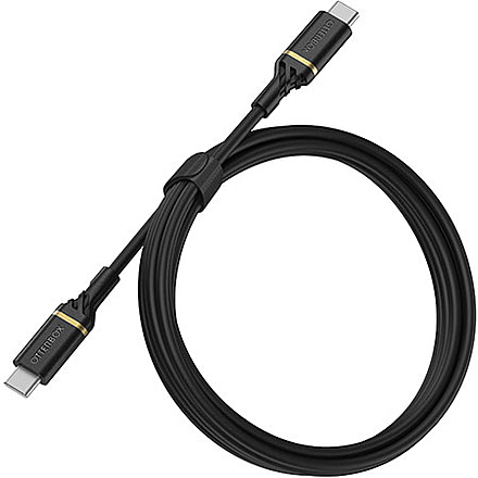 OtterBox USB-C to USB-C Fast Charge Cable 1m, Black/Space Sand, 78-52541