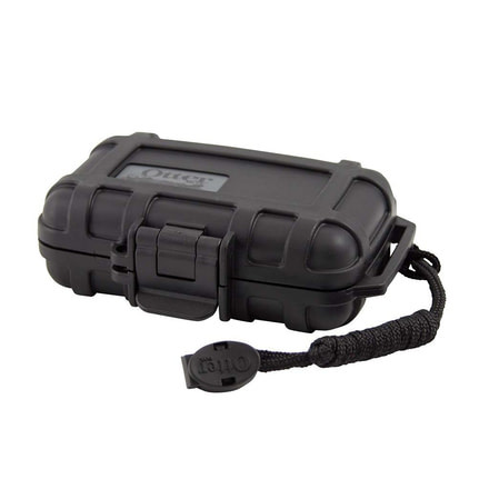 OtterBox 1000 Waterproof Dry Box - 4x2.48x1.29in, Black