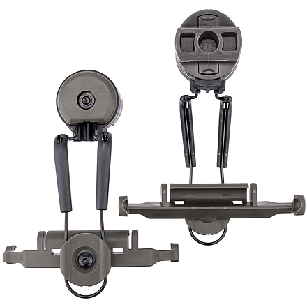 OTTO Engineering NoizeBarrier Helmet Mount, NoizeBarrier TAC, Ops Core, Olive Drab Green, C102359OD