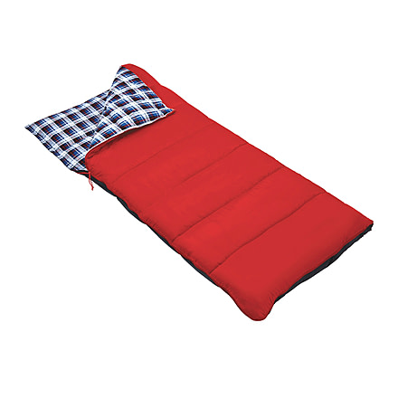 Outbound Compact Comfort Cold Weather Camping Sleeping Bag, 14 degrees, Red, CTI0765438