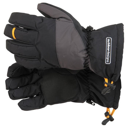 Outdoor Designs Summit Jr Glove Black L DS-338-BL-L