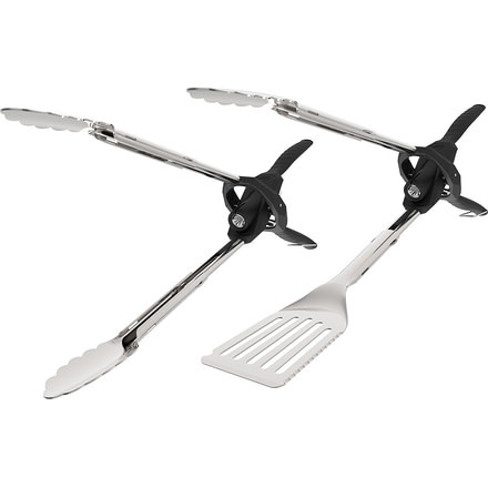 Outdoor Edge Cutlery GRILL-BEAM TONGS Box, Black/Silver, GMT-10