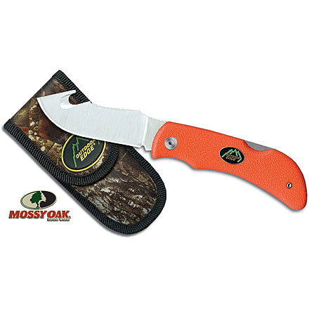 Outdoor Edge Cutlery Grip Hook Blaze Knife, Orange, One size GHB-50