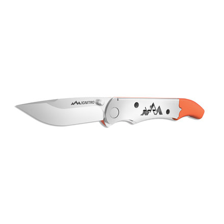 Outdoor Edge Cutlery Ignitro Fire Starter-Whistle Knife, IG-23C