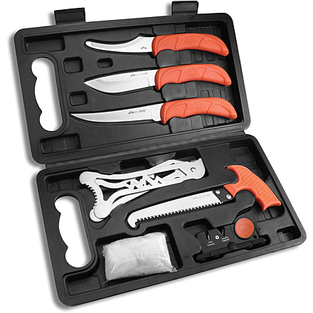 Outdoor Edge Cutlery Jaeger-Pak Knife, 8-Piece Set, Orange, JP-8