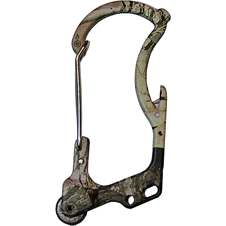 Outdoor Element Firebiner Survival Carabiner, 3in Overall, Beige Camo Titanium Coated SS Body, Rated For 100 Lbs, F1CB